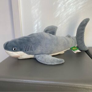 2015 Wild Republic Great White Shark Plush Adult 15” Stuffed Animal